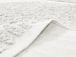Tapis rond - Jovie Natural Cotton Shaggy (blanc cassé)