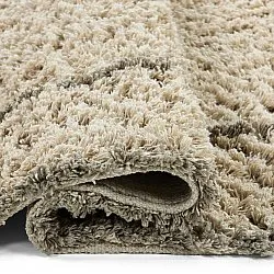 Tapis à poils longs - Kairi Natural Cotton Shaggy (beige/taupe)