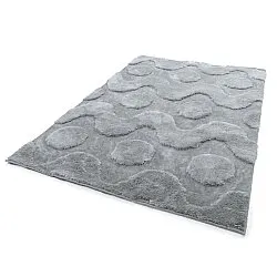 Tapis shaggy - Kavala (gris clair)