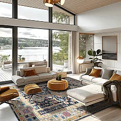 Tapis Wilton - Kayaköy (multicolore)