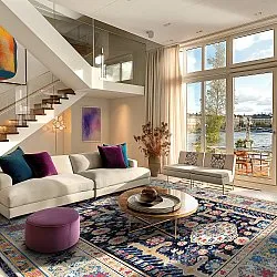 Tapis Wilton - Kayaköy (multicolore)