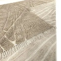 Tapis à poils longs - Kindon Natural Cotton Shaggy (bež/bela)