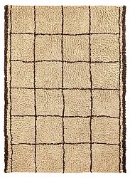 Tapis shaggy - Lana Natural Cotton Shaggy (beige/marron)