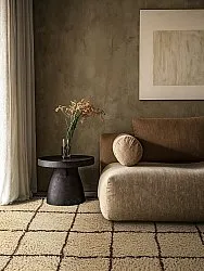Tapis shaggy - Lana Natural Cotton Shaggy (beige/marron)