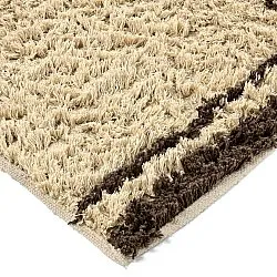 Tapis shaggy - Lana Natural Cotton Shaggy (beige/marron)