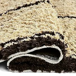 Tapis shaggy - Lana Natural Cotton Shaggy (beige/marron)