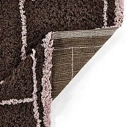 Tapis à poils longs - Lana Natural Cotton Shaggy (marron)