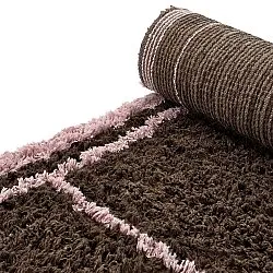 Tapis à poils longs - Lana Natural Cotton Shaggy (marron)