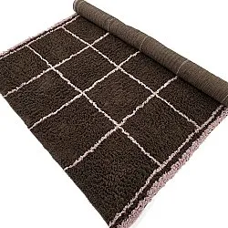 Tapis à poils longs - Lana Natural Cotton Shaggy (marron)