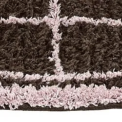 Tapis rond - Lana Natural Cotton Shaggy (marron)