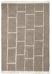 Tapis à poils longs - Lindley Natural Cotton Shaggy (taupe/siva)