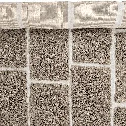 Tapis à poils longs - Lindley Natural Cotton Shaggy (taupe/siva)