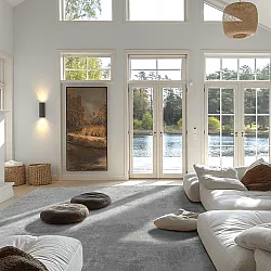 Tapis Wilton - Lynton (gris)