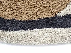 Tapis rond - Mantona Natural Cotton Shaggy (multi)