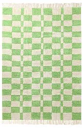 Tapis shaggy - Maranello Natural Cotton Shaggy (vert)