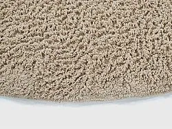 Tapis rond - Mareto Natural Cotton Shaggy (marron)