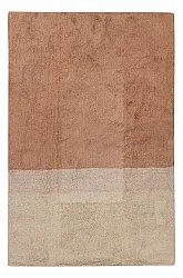 Tapis à poils longs - Mareto Natural Cotton Shaggy (marron)