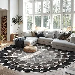 Tapis rond - Marineo (gris)