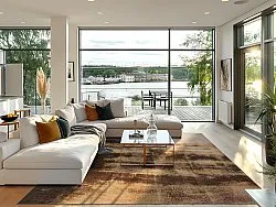 Tapis Wilton - Olmedo (marron/beige)