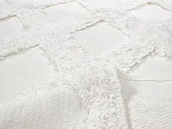 Tapis rond - Pamplona Natural Cotton Shaggy (blanc cassé)