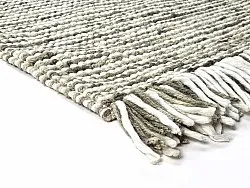 Tapis en laine - Plockton (gris/blanc/vert)
