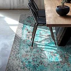 Tapis Wilton - Rosalie (bleu)