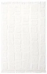 Tapis shaggy - Salem Natural Cotton Shaggy (blanc cassé)