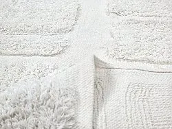 Tapis shaggy - Salem Natural Cotton Shaggy (blanc cassé)