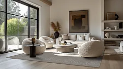 Tapis Wilton - Santi (beige/blanc)