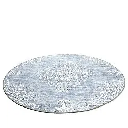 Tapis rond - Santi (bleu)