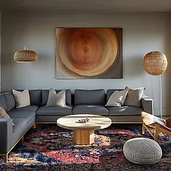 Tapis Wilton - Tabarka (multicolore)