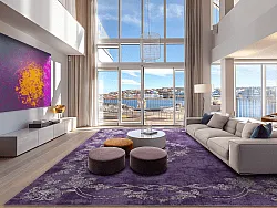Tapis Wilton - Taknis (violet)