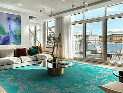 Tapis Wilton - Taknis (turquoise)