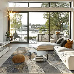 Tapis Wilton - Travale (gris/multicolore)