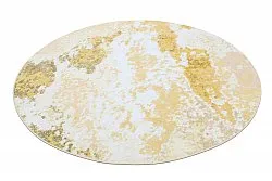Tapis rond - Travale (jaune)