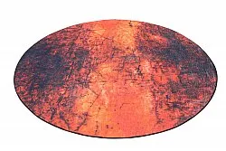 Tapis rond - Wells (orange)