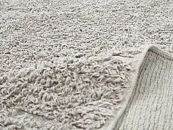 Tapis rond - Willow Natural Cotton Shaggy (greige)