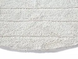 Tapis rond - Willow Natural Cotton Shaggy (blanc cassé)