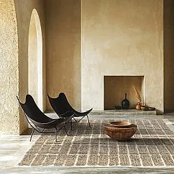 Tapis à poils longs - Zola Natural Cotton Shaggy (beige)