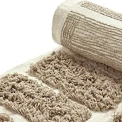 Tapis à poils longs - Zola Natural Cotton Shaggy (beige)