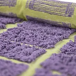 Tapis à poils longs - Zola Natural Cotton Shaggy (violet)