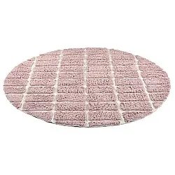 Tapis rond - Zola Natural Cotton Shaggy (rose)