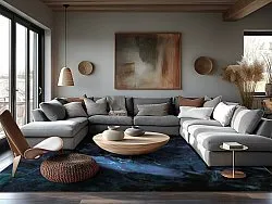 Tapis Wilton - Zuani (bleu foncé)