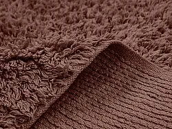 Tapis à poils longs - Alba Natural Cotton Shaggy (marron)