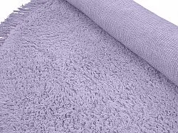 Tapis rond - Alba Natural Cotton Shaggy (violet)