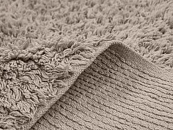 Tapis à poils longs - Alba Natural Cotton Shaggy (taupe)