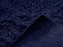 Tapis à poils longs - Alba Natural Cotton Shaggy (bleu foncé)