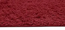 Tapis à poils longs - Alba Natural Cotton Shaggy (bordeaux)