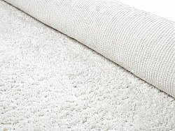 Tapis shaggy - Alba Natural Cotton Shaggy (blanc)
