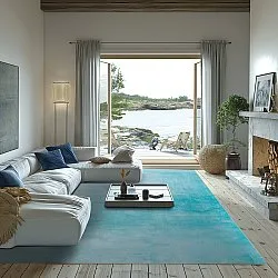 Tapis Wilton - Artena (bleu clair)